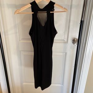 LBD little black dress. Front low mesh.